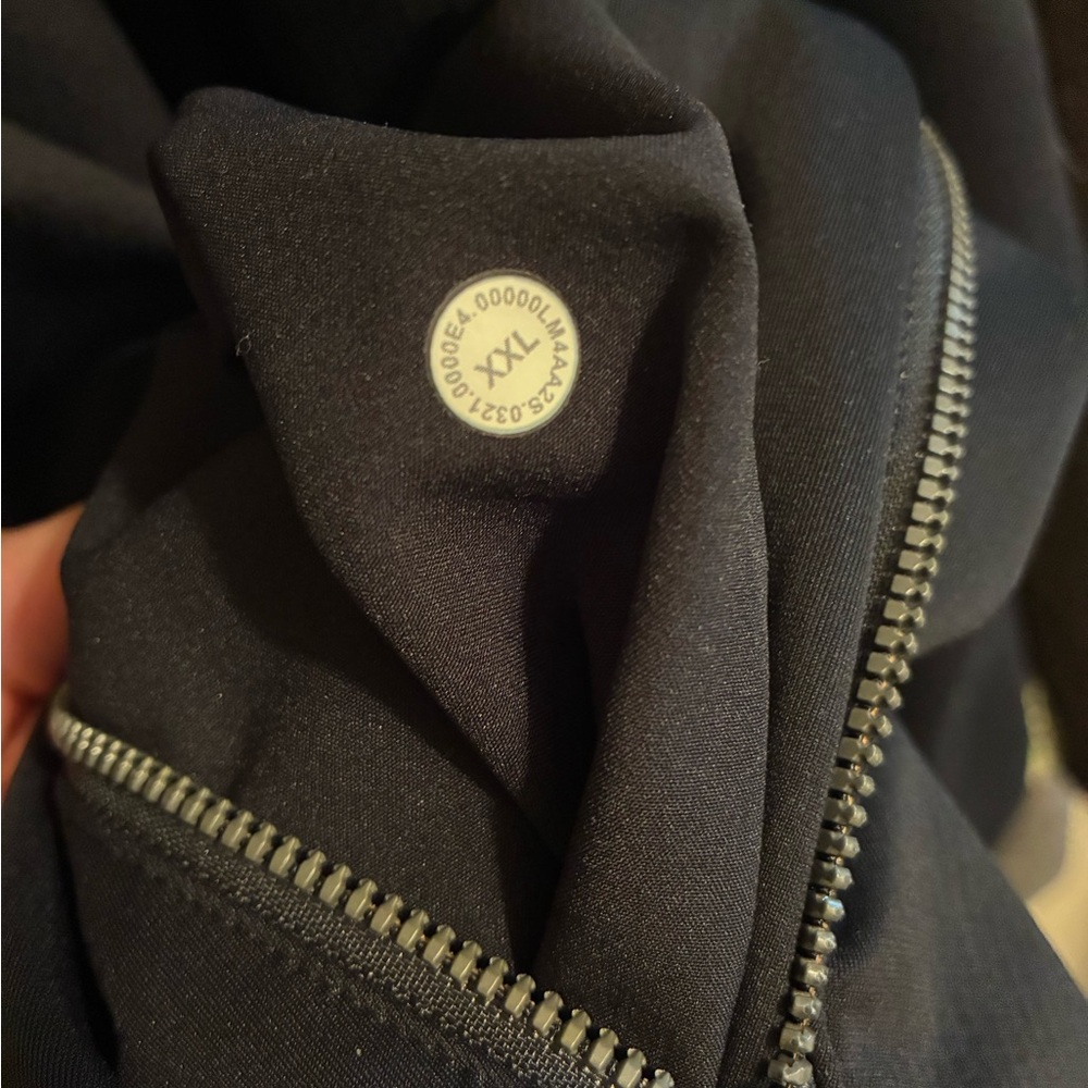 Lululemon Fleece Back Soft Shell Men's Jacket Bla… - image 5